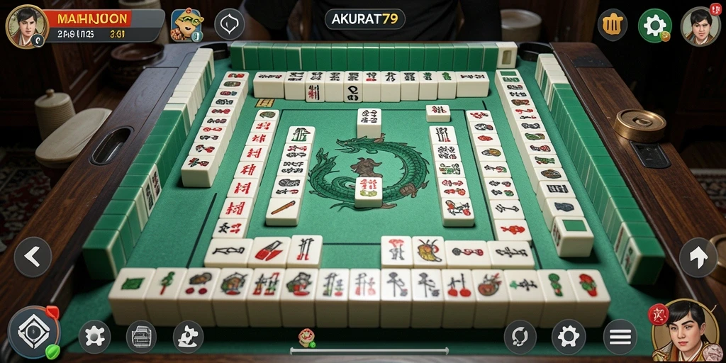 Screenshot gameplay menampilkan aksi seru permainan Mahjong.