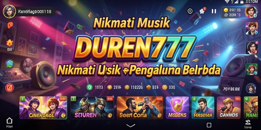 Tampilan gameplay DUREN777 yang seru dan interaktif.