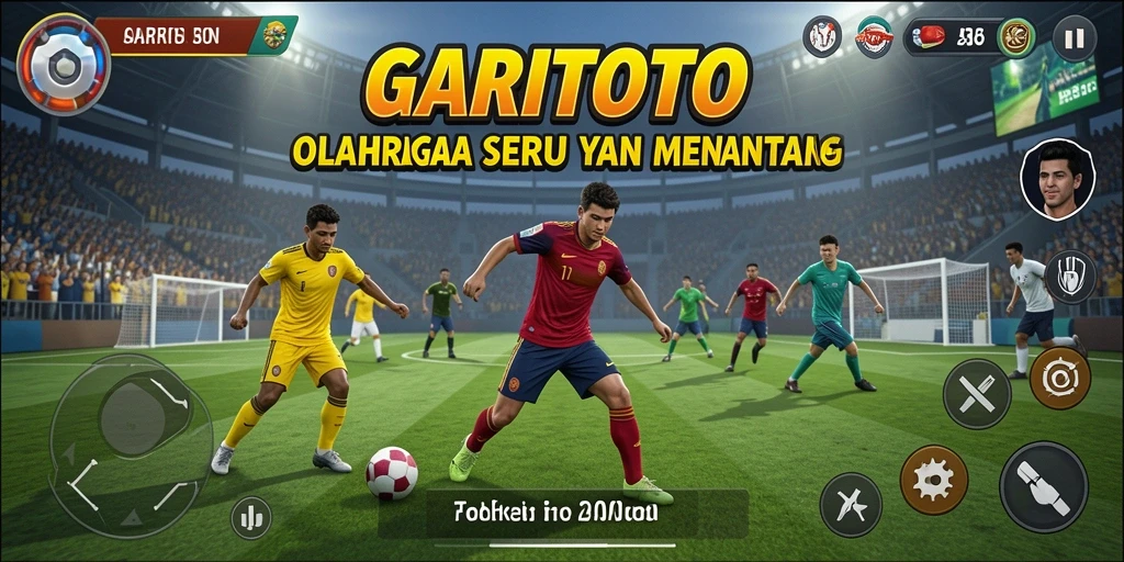 Tangkap momen seru gameplay GARITOTO yang penuh aksi olahraga.