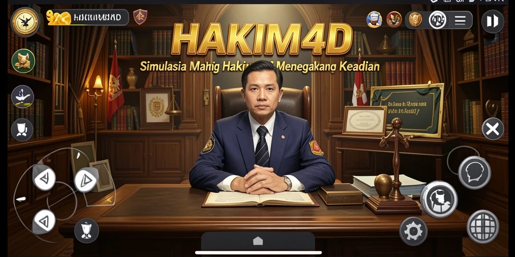 Tampilan gameplay HAKIM4D yang menakjubkan dan interaktif.