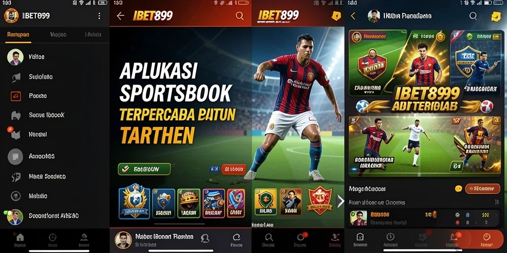 Tampilan interface IBET899 dengan fitur taruhan olahraga yang menarik.