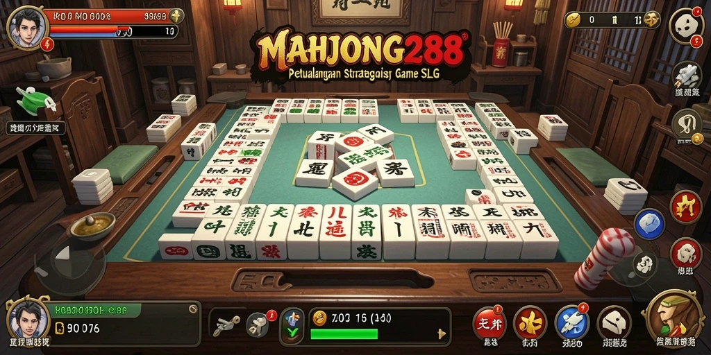 Tangkapan layar utama MAHJONG288 menampilkan gameplay yang menarik dan strategis.