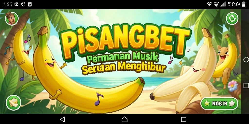 Screenshot gameplay PISANGBET yang menampilkan interaksi musik seru.