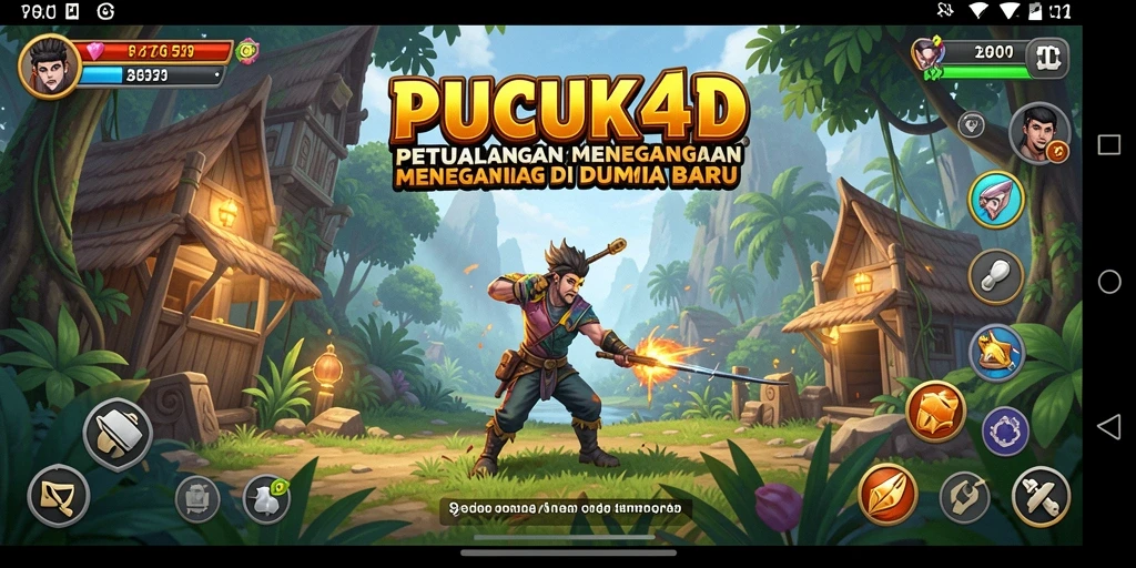 Tampilan gameplay <strong>PUCUK4D</strong> yang penuh aksi dan petualangan.