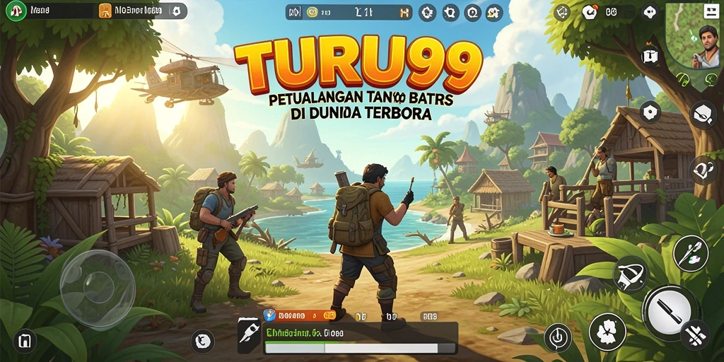Gameplay TURU99 menampilkan dunia eksplorasi yang kaya dan penuh warna.