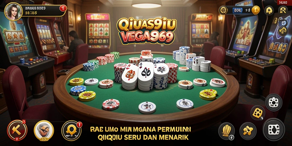 Tampilan gameplay seru dari VEGAS969 saat bermain QiuQiu.