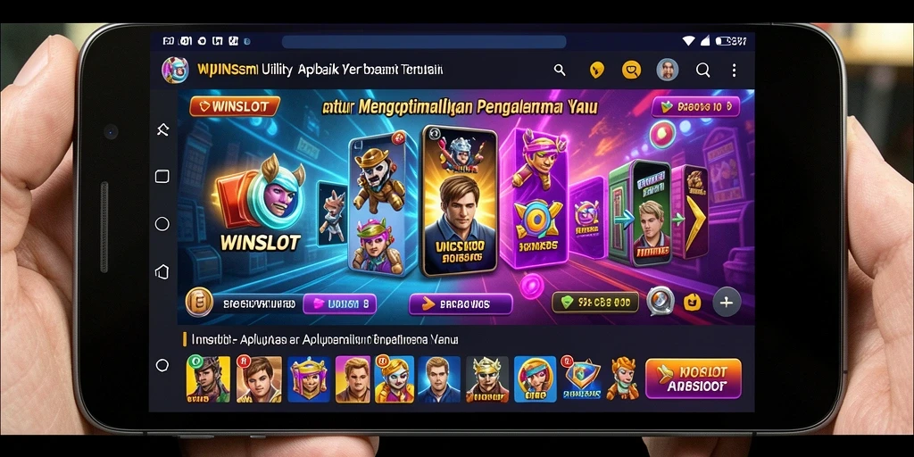 Tampilan antarmuka WINSLOT yang menarik dan fungsional.